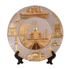 Hatıra Plaka Hediyesi İçin Metal Plaket Ödülü Yuvarlak